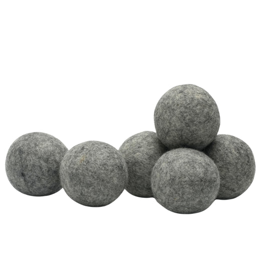 XL New Zealand Wool Dryer Balls – 6 Pack | Reusable Laundry Balls