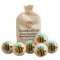 Bee Design Wool Dryer Balls – Eco-Friendly Reusable Laundry Balls (6 Pack)