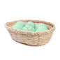 Mint Green Wool Dryer Balls – Handmade Natural Laundry Balls (6 Pack)